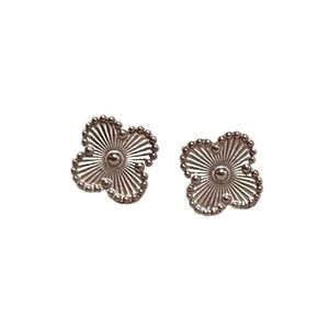Stainless Steel Dainty Clover Stud Earrings